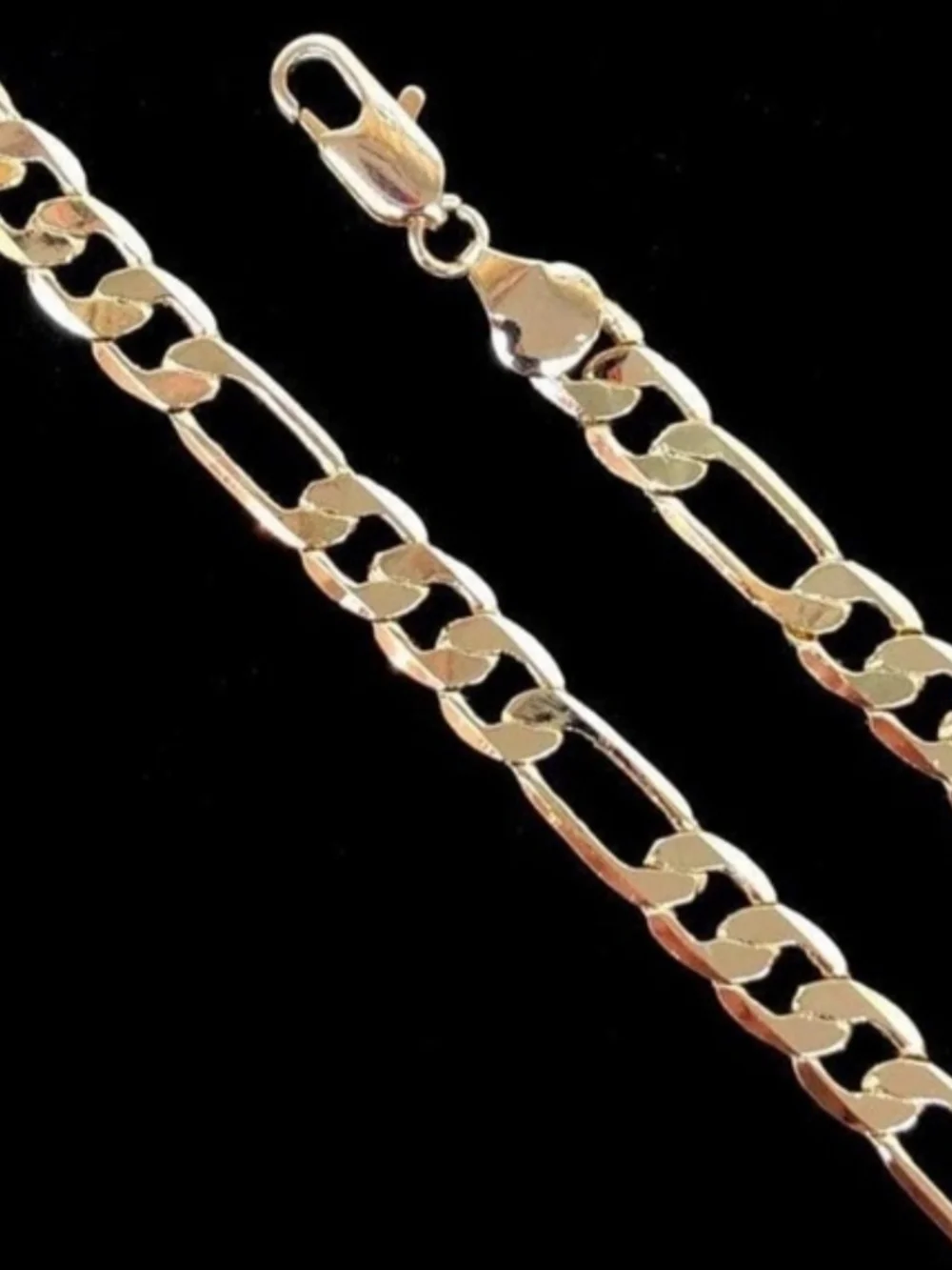 Gold Filled Figaro Chain Necklace.